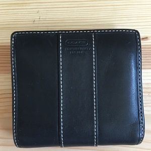 Coach Black Leather Wallet